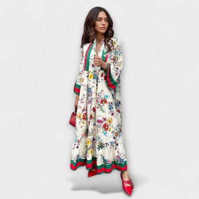 Oriana - Maxi Dress with Floral Print