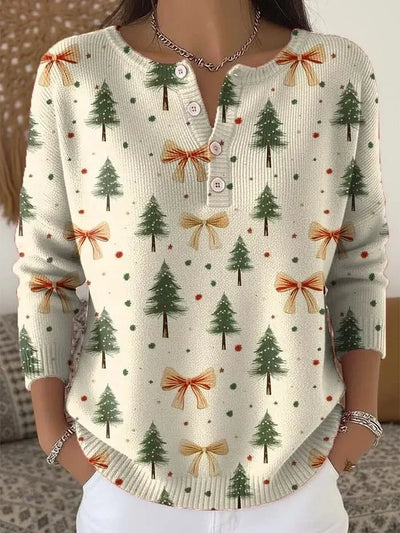 Ruby - Christmas jumper with buttons