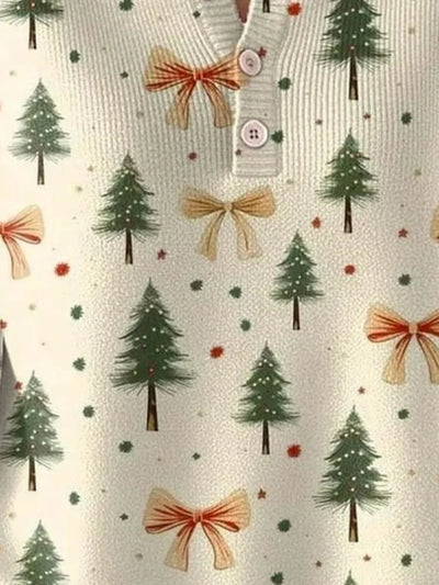 Ruby - Christmas jumper with buttons