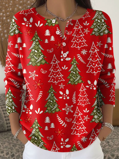 Nocchi - Christmas Sweater with Buttons